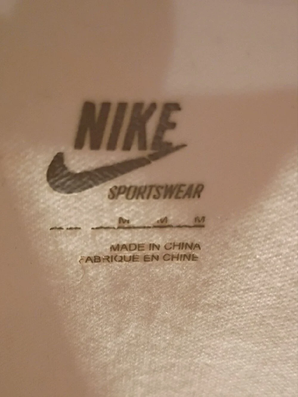 Nike Women's White Full-Zip Bomber Jacket